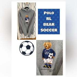 🐻 ⚽️ POLO RL BEAR SOCCER SWEATSHIRT